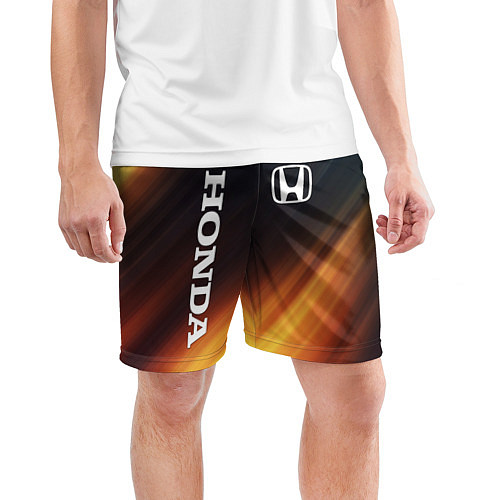 Мужские спортивные шорты HONDA / 3D-принт – фото 3