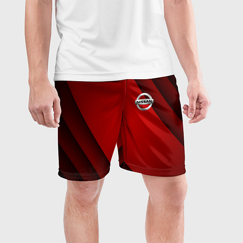 Мужские спортивные шорты NISSAN / 3D-принт – фото 3
