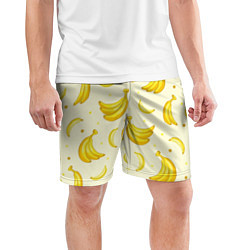 Шорты спортивные мужские Банана, цвет: 3D-принт — фото 2