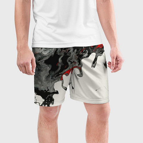 Мужские спортивные шорты Abstraction / 3D-принт – фото 3