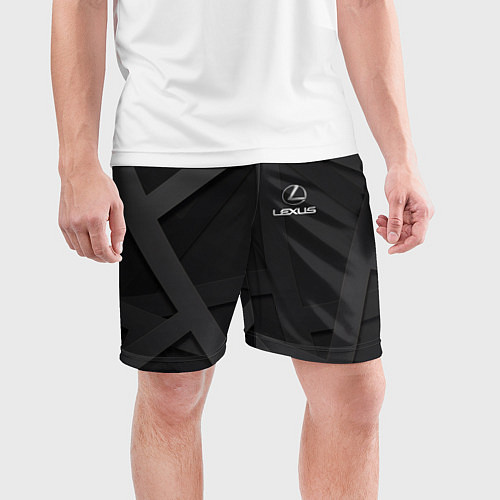 Мужские спортивные шорты LEXUS / 3D-принт – фото 3