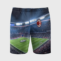 Шорты спортивные мужские FC MILAN, цвет: 3D-принт