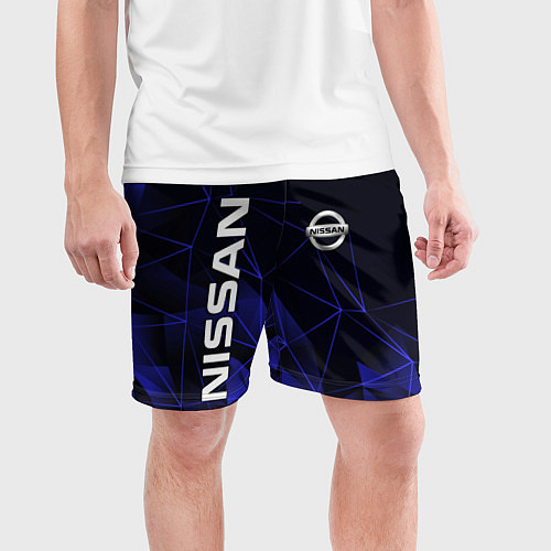 Мужские спортивные шорты NISSAN / 3D-принт – фото 3