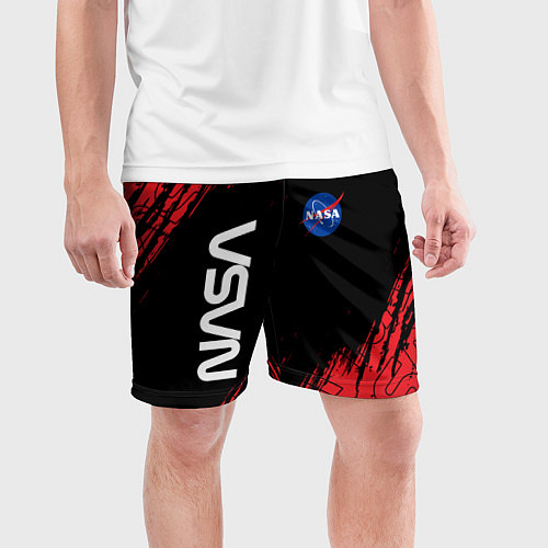 Мужские спортивные шорты NASA НАСА / 3D-принт – фото 3