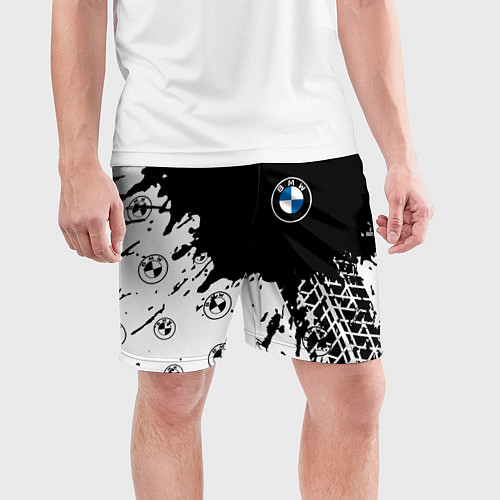 Мужские спортивные шорты BMW БМВ / 3D-принт – фото 3