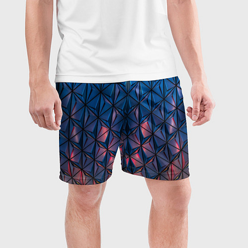Мужские спортивные шорты Геометрический принт / 3D-принт – фото 3