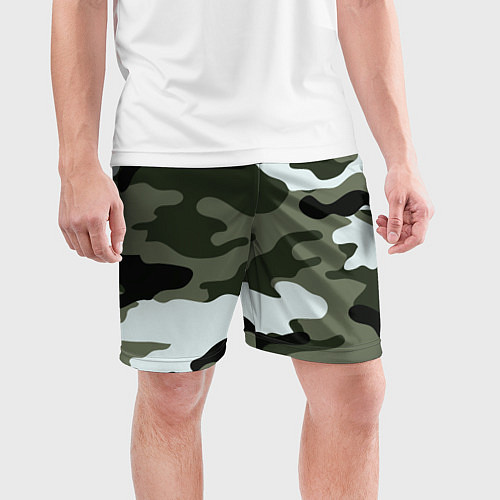 Мужские спортивные шорты Camouflage 2 / 3D-принт – фото 3