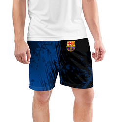 Шорты спортивные мужские FC Barcelona ФК Барселона, цвет: 3D-принт — фото 2