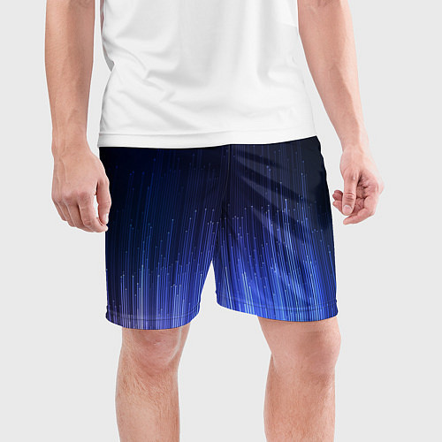 Мужские спортивные шорты Эквалайзер настроения Z / 3D-принт – фото 3