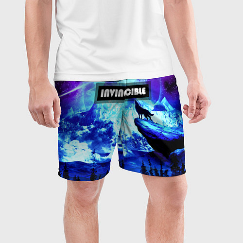 Мужские спортивные шорты INVINCIBLE НЕПОДИМЫЙ- АЯ / 3D-принт – фото 3