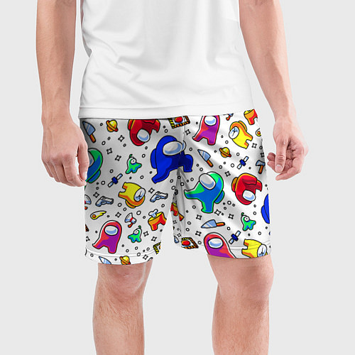 Мужские спортивные шорты AMONG US / 3D-принт – фото 3