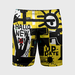 Мужские спортивные шорты Абстракция