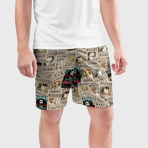 Мужские спортивные шорты Ван пис / 3D-принт – фото 3