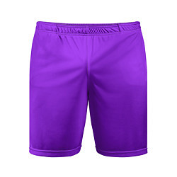 Шорты спортивные мужские Фиолетовый, цвет: 3D-принт