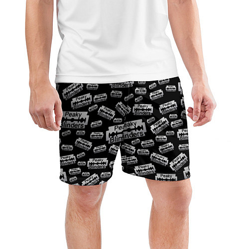 Мужские спортивные шорты Peaky Blinders Лезвие Паттерн / 3D-принт – фото 3