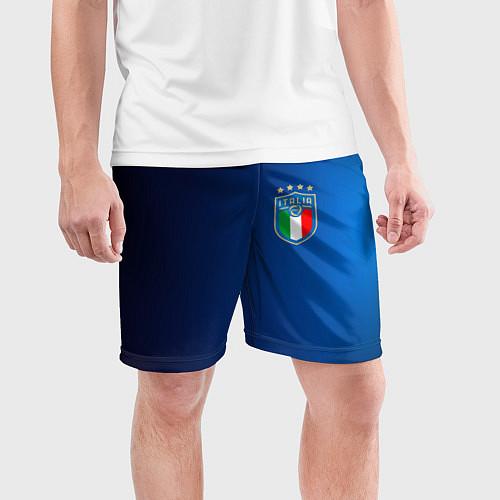 Мужские спортивные шорты Сборная Италии / 3D-принт – фото 3