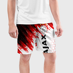 Шорты спортивные мужские FC AJAX AMSTERDAM ФК АЯКС, цвет: 3D-принт — фото 2