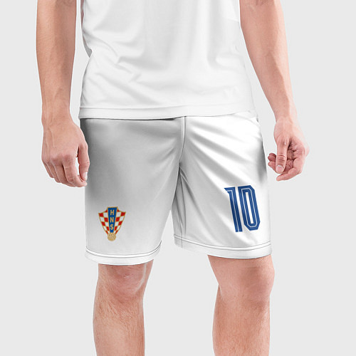 Мужские спортивные шорты Шорты Луки Модрича дом / 3D-принт – фото 3