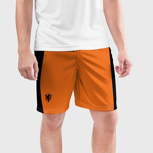 Мужские спортивные шорты Нидерланды домашняя форма / 3D-принт – фото 3