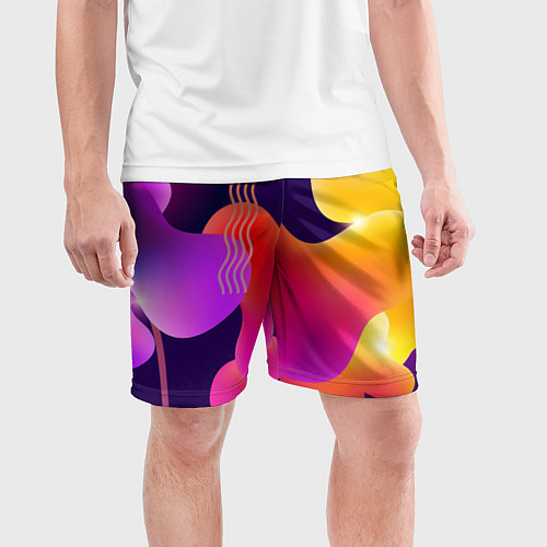 Мужские спортивные шорты Rainbow T-Shirt / 3D-принт – фото 3