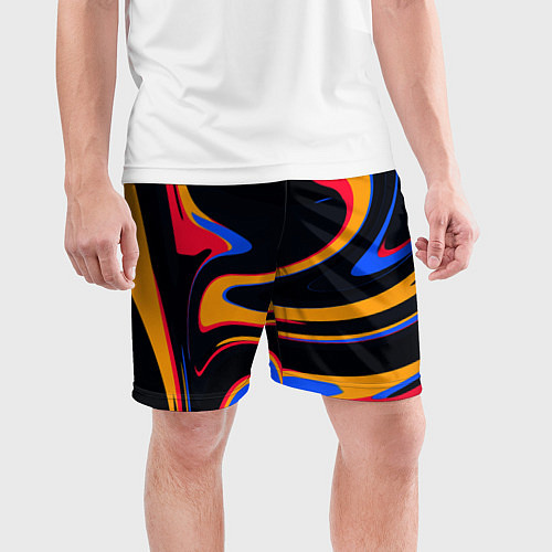 Мужские спортивные шорты Color Mix / 3D-принт – фото 3