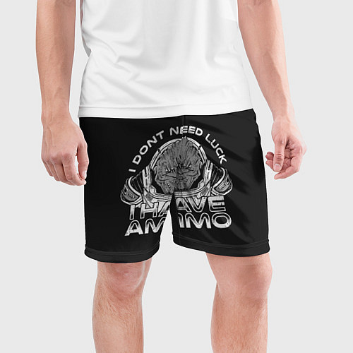 Мужские спортивные шорты Рекс / 3D-принт – фото 3