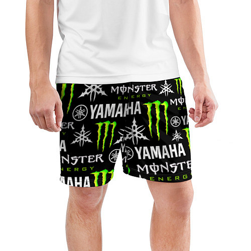 Мужские спортивные шорты YAMAHA X MONSTER SPORT / 3D-принт – фото 3