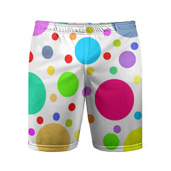 Шорты спортивные мужские Polka dot, цвет: 3D-принт