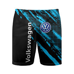 Шорты спортивные мужские Volkswagen Фольксваген, цвет: 3D-принт