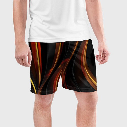 Мужские спортивные шорты Unsplash 3D / 3D-принт – фото 3