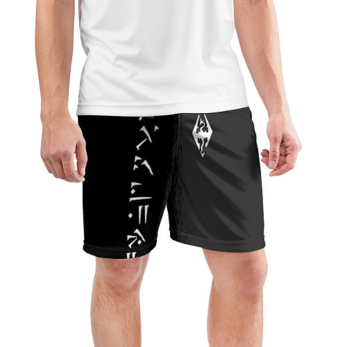Мужские спортивные шорты THE ELDER SCROLLS SKYRIM FUS RO DAH / 3D-принт – фото 3