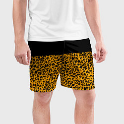 Шорты спортивные мужские СТИЛЬ ЛЕОПАРДА, цвет: 3D-принт — фото 2
