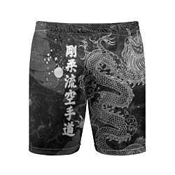 Мужские спортивные шорты Токийский Дракон Иероглифы Dragon Japan