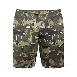 Мужские спортивные шорты Камуфляж из Собак Camouflage
