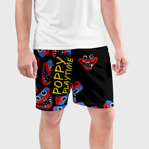 Мужские спортивные шорты Poppy Playtime Страх настигнет / 3D-принт – фото 3