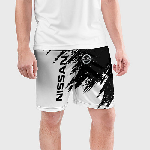 Мужские спортивные шорты Nissan xtrail / 3D-принт – фото 3