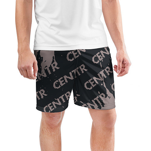 Мужские спортивные шорты CENTR Брызги / 3D-принт – фото 3