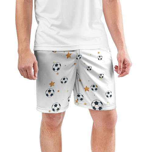 Мужские спортивные шорты Футбол это круто / 3D-принт – фото 3