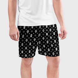 Шорты спортивные мужские Узор Black Dope Ski Mask Camo Dope Street Market, цвет: 3D-принт — фото 2