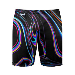 Шорты спортивные мужские Vanguard pattern Neon, цвет: 3D-принт