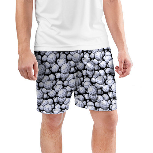 Мужские спортивные шорты Волейбольные Мячи Volleyballs / 3D-принт – фото 3
