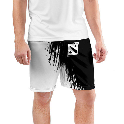 Мужские спортивные шорты DOTA 2 Краски 4 / 3D-принт – фото 3