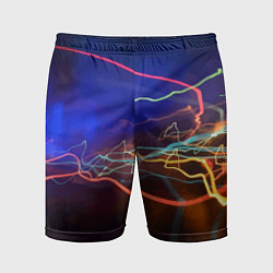 Мужские спортивные шорты Neon vanguard pattern Lightning Fashion 2023