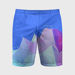 Мужские спортивные шорты Pink ice Abstractiom Geometry