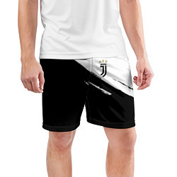 Шорты спортивные мужские Juventus маленькое лого, цвет: 3D-принт — фото 2