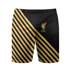 Шорты спортивные мужские Liverpool ливерпуль полосы, цвет: 3D-принт