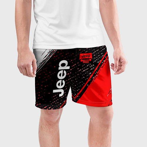 Мужские спортивные шорты JEEP - Краска / 3D-принт – фото 3