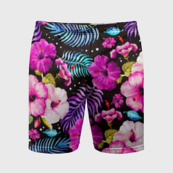 Мужские спортивные шорты Floral pattern Summer night Fashion trend