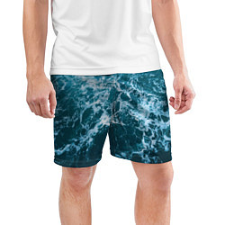Шорты спортивные мужские Blue ocean, цвет: 3D-принт — фото 2