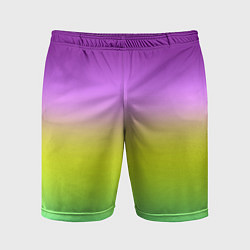 Мужские спортивные шорты Multicolored Ombre gradient